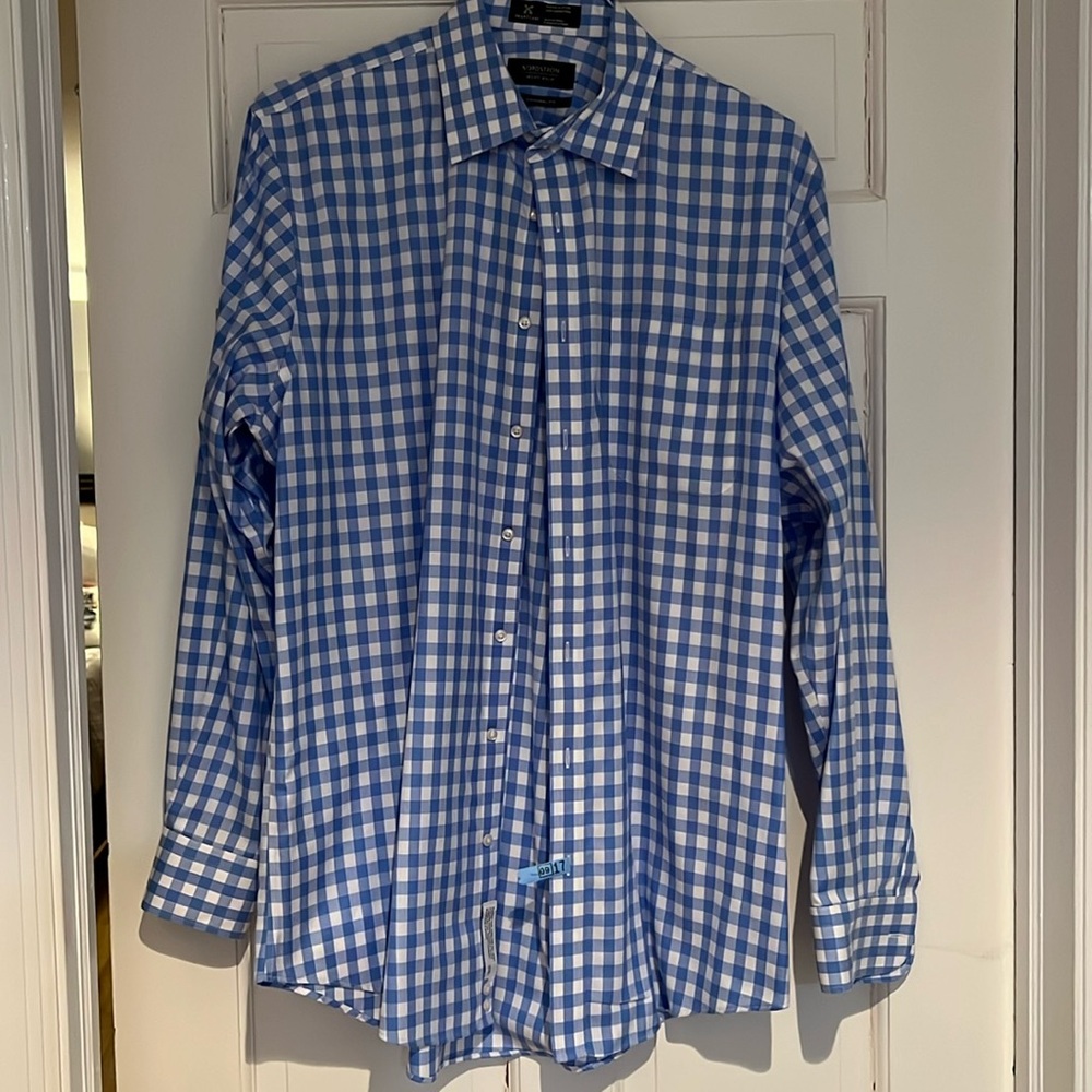 Men’s Nordstrom men’s shop traditional fit button down shirt size 16/35
